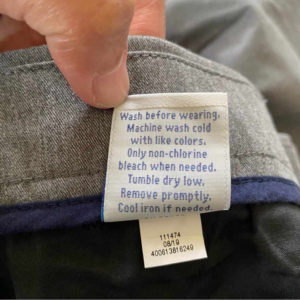 🚫SOLD🚫NWT Croft & Barrow The Easy Care Classic Fit Khaki Pants Men’s 40 x 30 - Picture 14 of 16